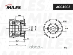����� ���������� ���� ���������� Toyota Camry 3.5 06- AG04003 AG04003 ����