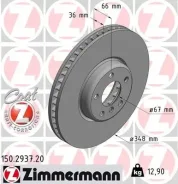 ���� ��������� �����. ����. 348x36/66-5x112 BMW F01/F07/F10/F11 2.0-3.0i/D 10 Zimmermann 150293720 ����