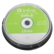 ���� DVD-R 4.7 Gb ( 10 ��/16x/Cake) Intro ����