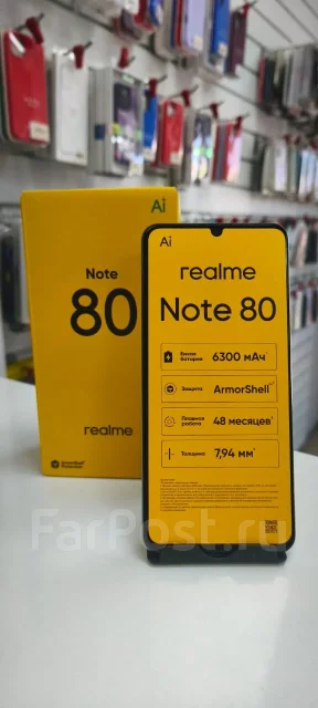 Realme Note 80. �����, 64 ��, �����, 3G, 4G LTE, Dual-SIM, ���������� ����