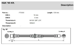 ����� ��������� Subaru Forester 96-, Legacy 95- ������/��� KK FT0505 FT0505 ����