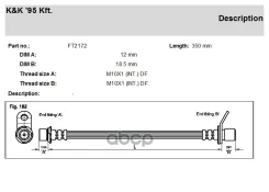 ����� ��������� Toyota Avensis (AT220_, ZZT220_) 1997 - ����/���� KK FT2172 FT2172 ����