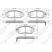 ������� ��������� (�������) Hyundai Santa Fe 05-21 / Kia Sorento 09-21 SAT ST581012BA10, �������� ST581012BA10 ����