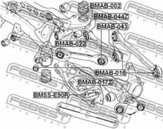 ����������� ������ ���������� ���� | ��� ����/��� | Febest BMAB043 BMAB043 ����