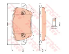 ������� ��������� ��� VAG ��� ���� TRW GDB1763 �� 3C0698451C(F)/5N0698451/3AA698�451/3C0698451E GDB1763 ����