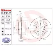 ���� ��������� BMW Z4 (E89) sDrive 18 i 04/13- Brembo 09R12111 ����