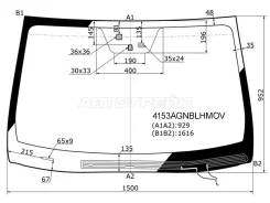 ������ ������� (������� ����� / ������ ����� / ������ �����������) Hyundai Santa Fe 12-19 / Grand Santa Fe 13-18 4153AGNBLHMOV ����