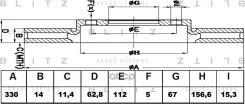 ���� ��������� | ��� | Mercedes W164/W251 06- Blitz ���. BS0402 BS0402 ����