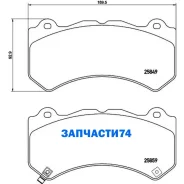 ������� �������� ��������! Jeep GrandCherokee IV, Cadillac CTS II 2.0T/6.2 08 Brembo P37018 P37018 P37018 ����