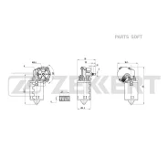 ����� ���������������� �����. VW Polo III 96- Passat III IV 93- Golf III IV 91- Caddy II 96- Tra Zekkert WS-1004 WS1004 ����