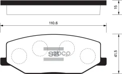 ������� ��������� �������� (SZ) Sangsin brake ���. SP1540 SP1540 ����