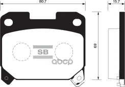 ������� ��������� ������ Toyota Supra JZA80 Turbo (TY) Sangsin brake ���. SP1468 SP1468 ����
