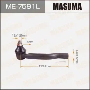 ���������� ������� Masuma ME7591L Escudo / TD52W, TA52W, TL52W 9705 ME7591L ����
