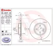 ���� ��������� MINI MINI ��������� (R52) John Cooper Works 2004-2007 Brembo 09A04741 - 09A04741 ����