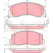 ������� ����. ���. Toyota Estima 1990 - 1999, Liteace 1992 - 1995, Previa 1990 - 2000, Tarago 1989 - 1995 GDB3086 ����