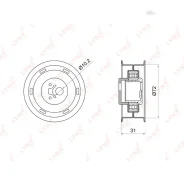 ����� �������� ����� ��� AUDI 80 1.9D 91-94, VW Golf I-III 1.5D-1.9D 97 / Jetta I-II 1.5D-1.9D 91 / Passat 1.5D-1.9D 93 / Transporter V 1.9D 90-03 / V...