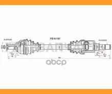 ��� ��������� ����� FORD C-MAX/Focus II 05-11 SAT FD5151 FD5151 ����