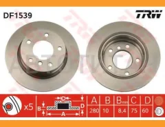 ����. ���� ���. [280x10] 5 ���. BMW E36 316i-323i 325TD 91-98 E46 318i-323i 320D 98- 8DD355102591, 8DD355102601, 24031002021, 24111002021, 24011002021...