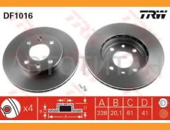 ���� ��������� �������� Renault Clio/Megane/R19 1.4-1.9TD 83 DF1016 DF1016 ����
