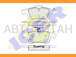 ������� �������� ������ Ford Focus III 1.6 1.6 EcoBoost 1.6TDCi 2.0TDCi 11 Icer 182106 182106 ����