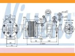 ���������� ������������ Nissens 89042 89042 ����