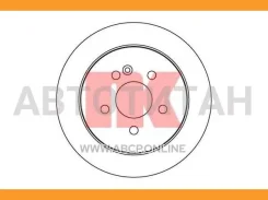 ���� ��������� ������ (285x15mm) M. B M-Class (W163) 98~00 24011501111, 52168, DF4195, 186753, 92090003, 562100B, BS5058, BDC5058, DDF1037, 08793610...