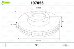 ���� ��������� 197055 Valeo 197055 ����