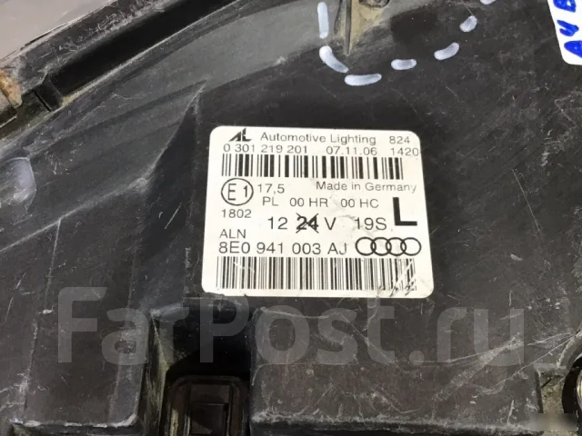 ���� Halogen Audi A4 2004-2009 8E0941003AJ B7, ����� 8E0941003AJ ����
