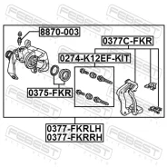 ������� ��������� ������ ������ (�� ������) Honda Civic FK2 2009-2016 [SEA] 0377-Fkrrh Febest 0377-Fkrrh 0377-Fkrrh 0377FKRRH ����