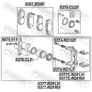 ������� ��������� �������� ������ (�� ������) Honda Integra 4D DB6 [JP] 0377-Rdfrh Febest 0377-Rdfrh 0377-Rdfrh 0377RDFRH ����