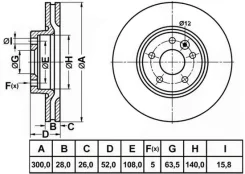 ���� ��������� FORD S-MAX 06-/Mondeo IV -05.07/ Volvo S60/S80/XC70 06- RN1589 NIBK RN1589 RN1589 RN1589 ����