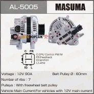 ��������� Masuma, Honda / R18A, R18A1, R18A2 (14V/80A) Masuma AL-5005 Masuma AL5005 ����