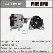 ��������� Masuma, OPEL / A18XER, A16LET, A20DTR (14V/120A) Masuma AL-U505 Masuma ALU505 ����