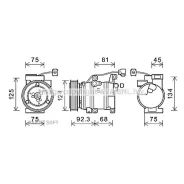 ���������� ������������ Mazda 3, 6, CX-7 (02) AVA MZAK219 - MZAK219 ����