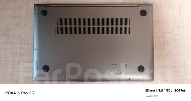 DEXP. 15.6", 2,9����, ��� 8 ��, ���� 255���, WiFi: 1, Bluetooth: 1, ����������� �� 8��. ����