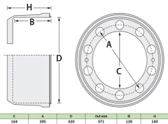 ������� ��������� G-brake GD-90034 GD90034 ����