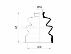 ������� ����� �������� Toyota Passo KGC1# QNC10 1KRFE / Mitsubishi Pajero MINI H58A ������ FB2505 ����