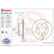 ���� ��������� Standard | ����� | Brembo 09961824 09961824 ����