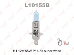 ����� H1 12V 55W P14.5S Super White LYNXauto L10155B L10155B ����