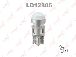 ����� ������������ LED W5W T10 12V W2,1x9,5d SMDx1 6500K LYNXauto LD12805 LD12805 ����
