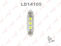 ����� ������������ LED C5W T11x41 12V SV8,5-8 SMDx3 7000K LYNXauto LD14105 LD14105 ����