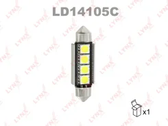 ����� ������������ LED C5W T11x41 12V SV8,5-8 SMDx4 7000K CANbus LYNXauto LD14105C LD14105C ����