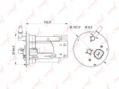 ������ ��������� LYNXauto LF957M LF957M ����