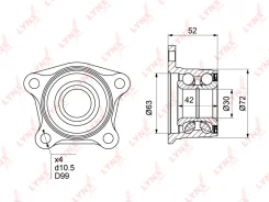 ��������� ��������� | ��� ����/��� | LYNXauto WB1023 WB1023 ����