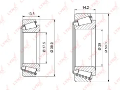 ��������� ������� ������ �-� 2��. | ��� | LYNXauto WB1124 WB1124 ����