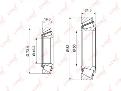 ��������� ������� ������ �-� 2��. | ����� | LYNXauto WB1230 WB1230 ����