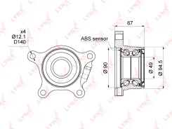 ������� ������ | ��� ��� | LYNXauto WB1490 WB1490 ����