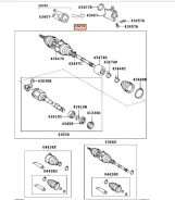 ������ � ����� Toyota GSV60 4341006640 Toyota 2GRFE, �������� ������ 4341006640 ����
