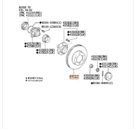 ���� ��������� Toyota Hiace 4351260150 Toyota, �������� 4351260150 ����