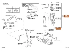 ����������� ������ Lexus GX460 4851069485 Toyota 1GRFE, ������ 4851069485 ����